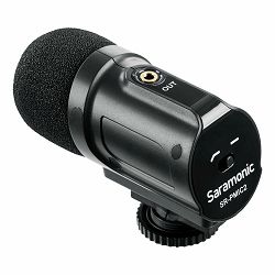 Saramonic mikrofon SR-PMIC2 On-camera Mini Stereo Condenser mic