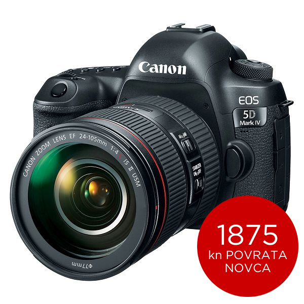 Canon Digitalni fotoaparat EOS 5D Mark IV + EF 24-70mm f/4L IS USM