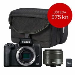 Canon Mirrorless Camera EOS M50 Mark II + EF-M 15-45mm + torbica + 16GB kartica