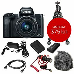 Canon Mirrorless Camera EOS M50 Mark II Premium Live Stream KIT