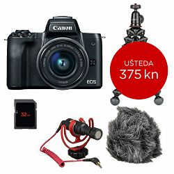 Canon Mirrorless Camera EOS M50 Mark II Vlogger KIT
