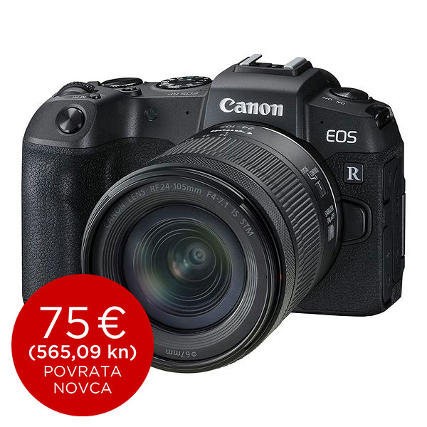 Canon Mirrorless Camera EOS RP + RF 24-105mm f/4-7.1 IS STM