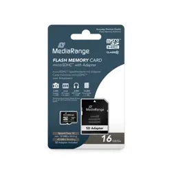 MediaRange microSDHC Card 16 GB Class 10 with adapter