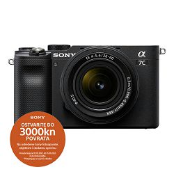 SONY Mirrorless Camera Alpha a7C + FE 28-60mm f/4-6.3 (Black)
