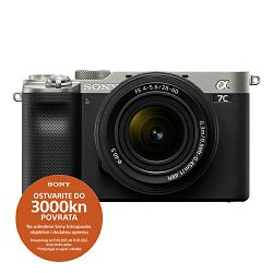 SONY Mirrorless Camera Alpha a7C + FE 28-60mm f/4-6.3 (Silver)