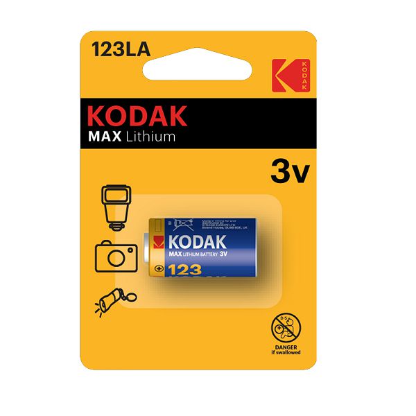 Kodak Baterija MAX Lithium 123LA (1 pack)