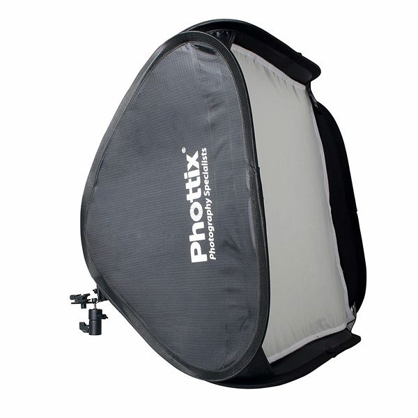 Phottix Dodatna oprema Easy-Folder Softbox Deluxe Kit with Round Mask and Grid 60x60cm (24"x24") / For Photo Studio Strobe Flash / Camera Flash