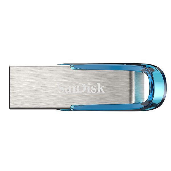 SanDisk USB Stick SDCZ73-032G-G46B SanDisk Ultra Flair™ USB 3.0 32GB (Tropical Blue Color)
