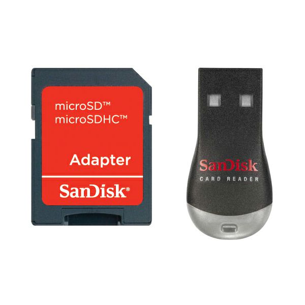 SanDisk Čitač kartica SDDRK-121-B35 USB microSD / microSDHC / microSDXC Reader + SD Adapter