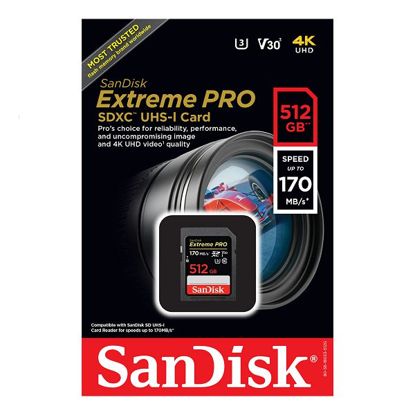 SanDisk Memorijska kartica SDSDXXY-512G-GN4IN Extreme Pro SDXC Card 51